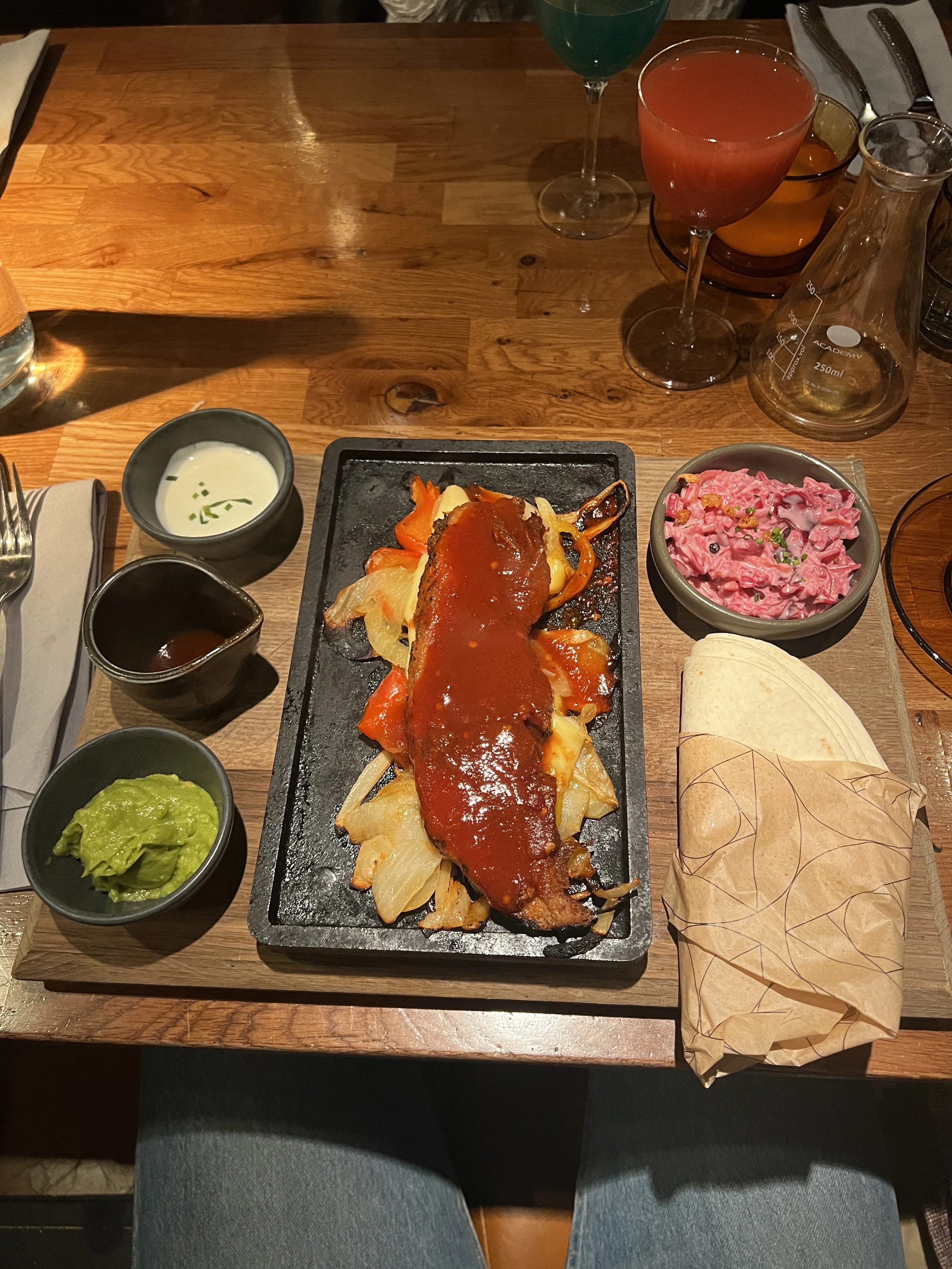 Main course at The Alchemist